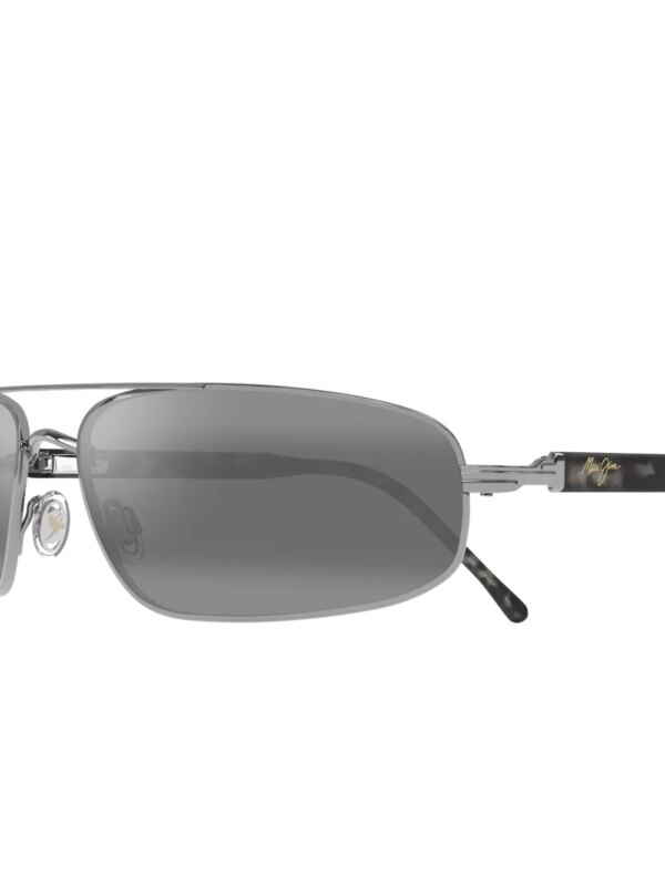 Maui Jim Zonnebril met rechthoekig montuur - Grijs