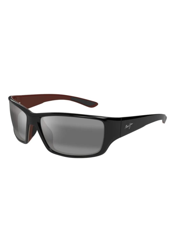 Maui Jim Local Kine zonnebril met rechthoekig montuur - Zwart