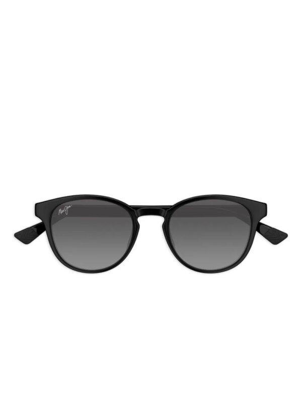 Maui Jim Hiehie zonnebril met rond montuur - Zwart