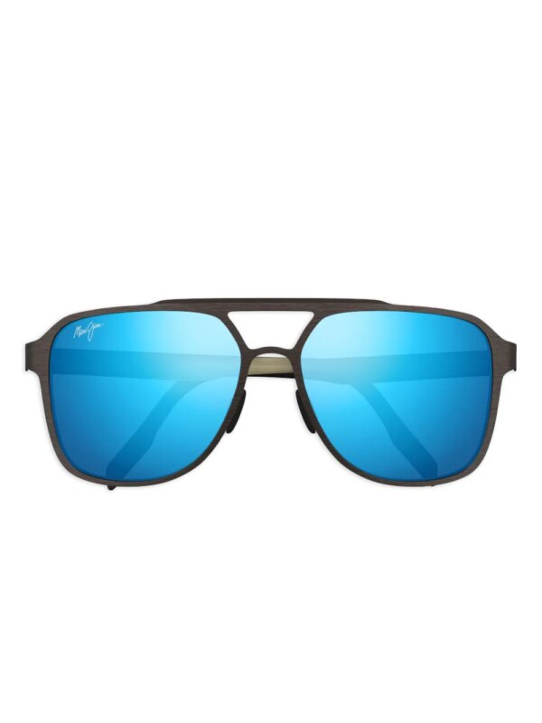 Maui Jim 2nd Reef zonnebril met vierkant montuur - Grijs