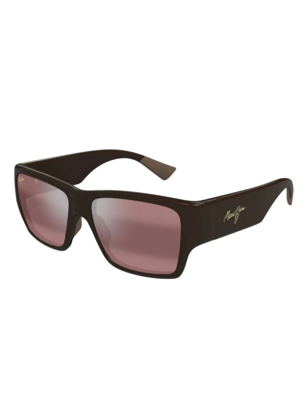 Maui Jim Zonnebril met vierkant montuur - Zwart