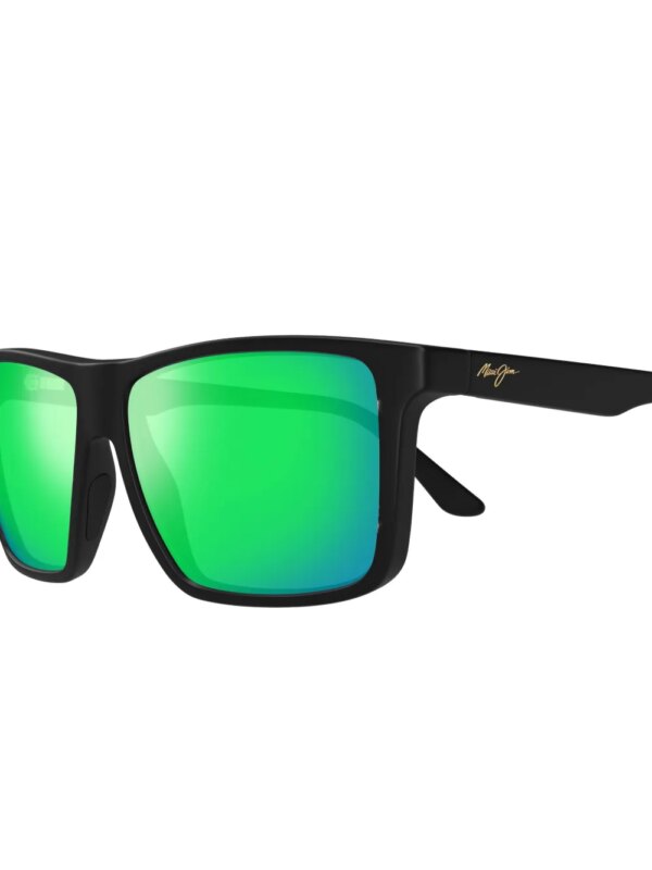Maui Jim Mamalu Bay zonnebril met vierkant montuur - Zwart