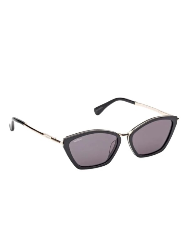 Max Mara Eyewear Zonnebril met geometrisch montuur - Goud