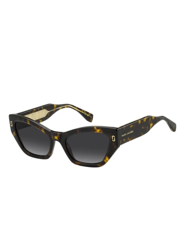 Marc Jacobs Eyewear Zonnebril met schilpadschild design - Zwart
