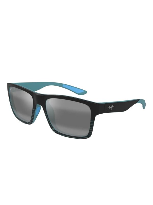 Maui Jim The Flats zonnebril met rechthoekig montuur - Zwart