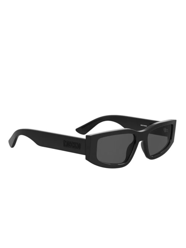 Moschino Eyewear Zonnebril met logoplakkaat - Zwart