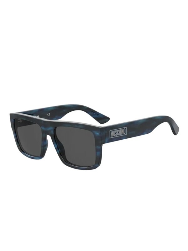 Moschino Eyewear Zonnebril met vierkant montuur - Blauw