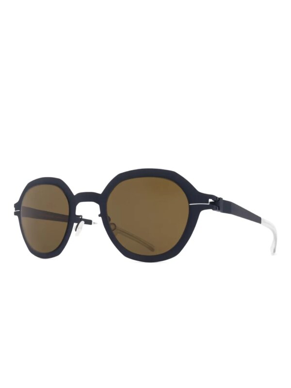 Mykita Maureen zonnebril met rond montuur - Zwart
