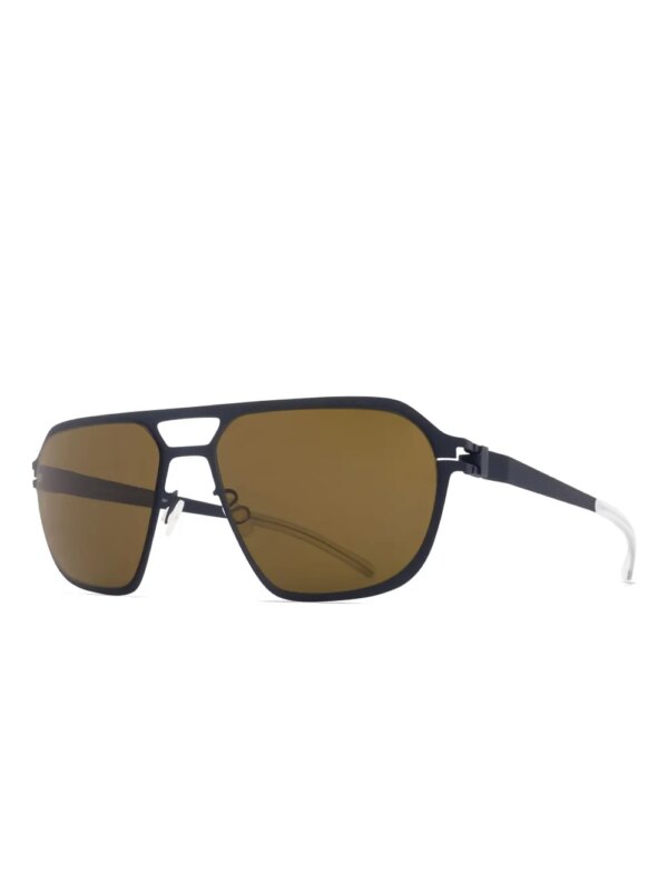 Mykita Sinclair zonnebril met geometrisch montuur - Zwart