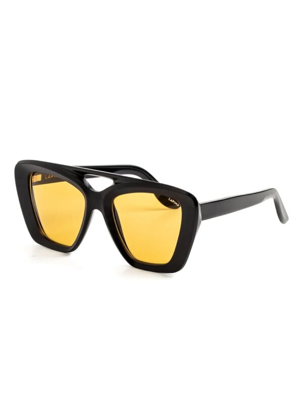 Lapima Manon zonnebril met geometrisch montuur - Zwart