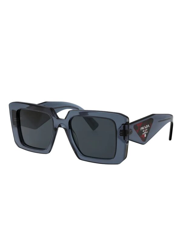 Prada Eyewear Zonnebril met vierkant montuur - Grijs