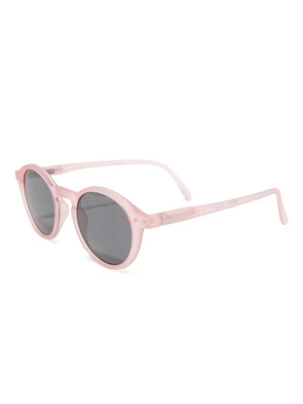 IZIPIZI KIDS #D zonnebril met rond montuur - Roze