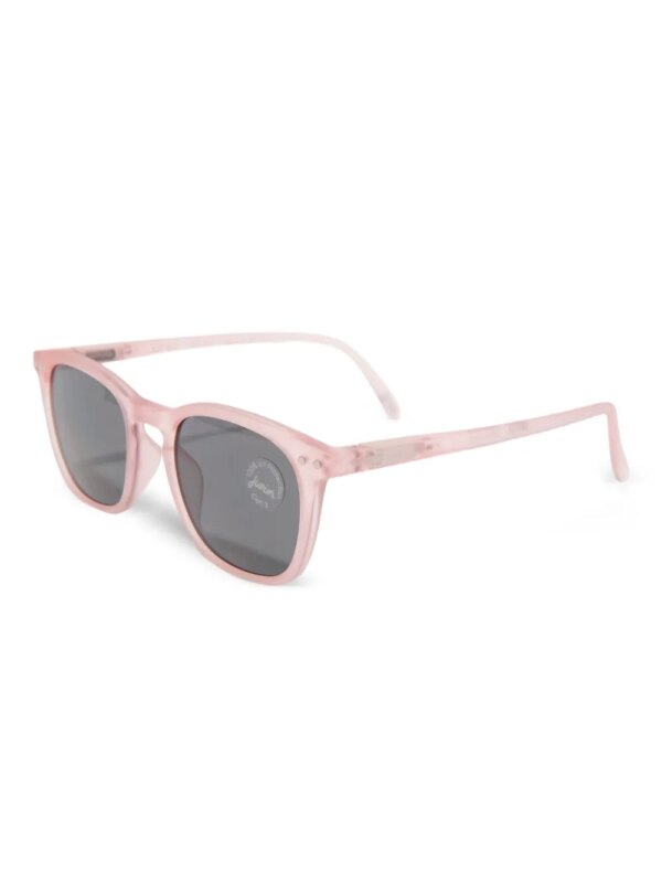 IZIPIZI KIDS #E trapeze zonnebril met rechthoekig montuur - Roze