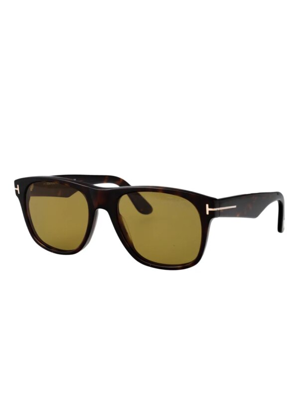 TOM FORD Eyewear Marlon-02 zonnebril met vierkant montuur - Bruin
