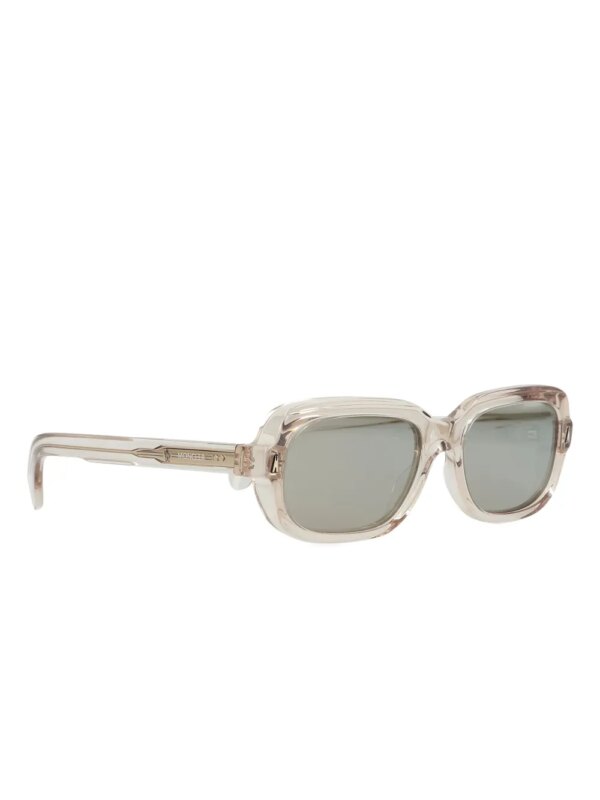 Moncler Eyewear Suntrap zonnebril met rechthoekig montuur - Beige