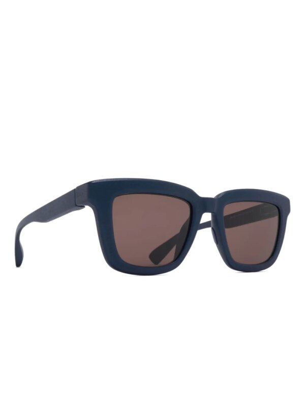 Mykita Zonnebril met vierkant montuur - Blauw