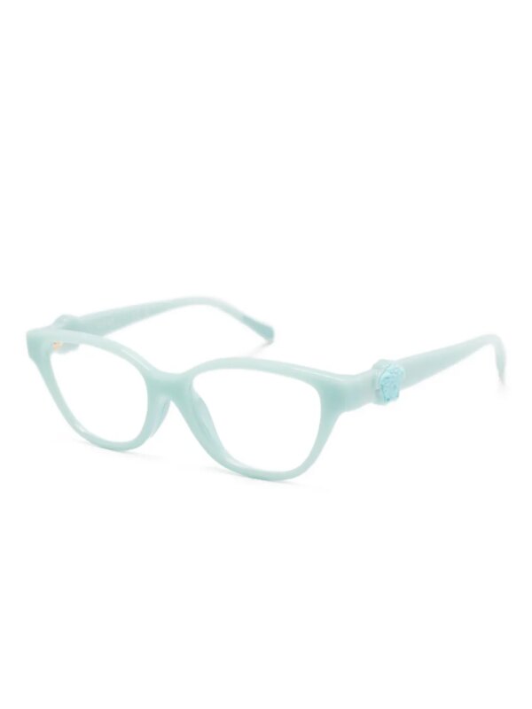 Versace Kids Medusa verfraaide zonnebril met cat-eye montuur - Blauw