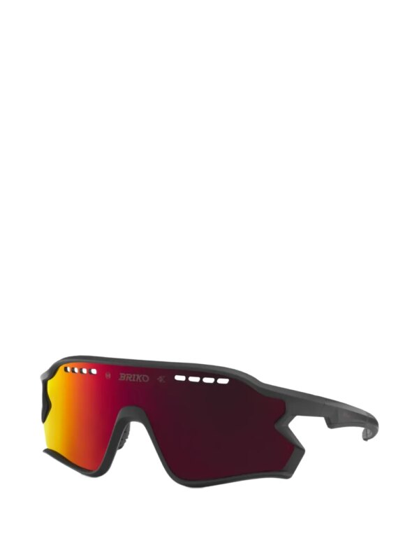 BRIKO Daintree zonnebril met shield montuur - Zwart