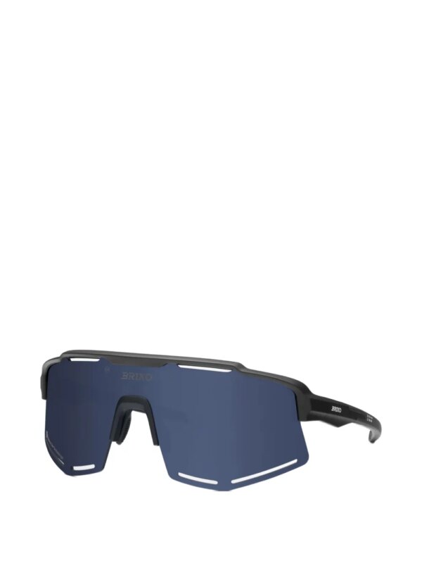 BRIKO Sharp Lite zonnebril met shield montuur - Zwart