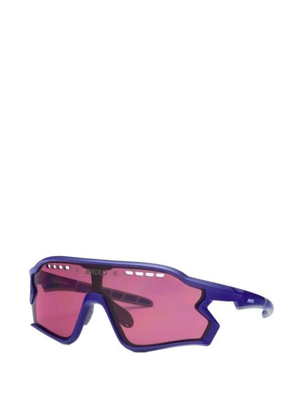 BRIKO Performance zonnebril met shield montuur - Paars