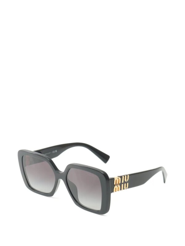 Miu Miu Pre-Owned 2010 Mew Glimpse zonnebril - Zwart
