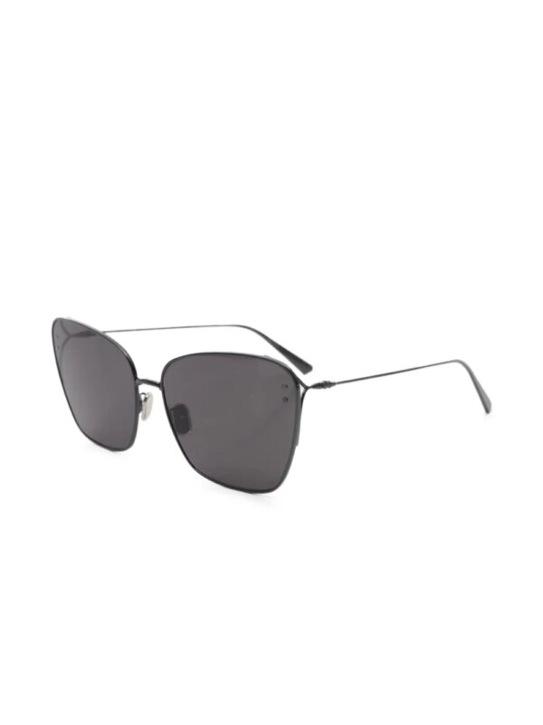 Christian Dior Pre-Owned 2010s zonnebril met vierkant montuur - Zwart