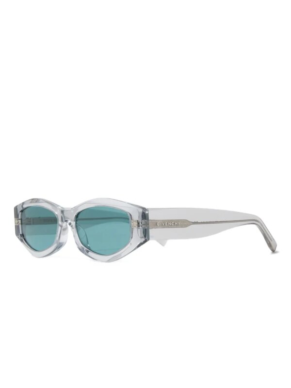 Givenchy Eyewear Zonnebril met geometrisch montuur - Grijs