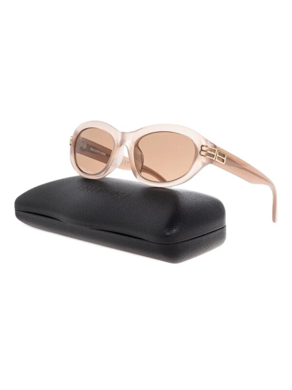 Balenciaga Eyewear Zonnebril met ovalen montuur - Roze