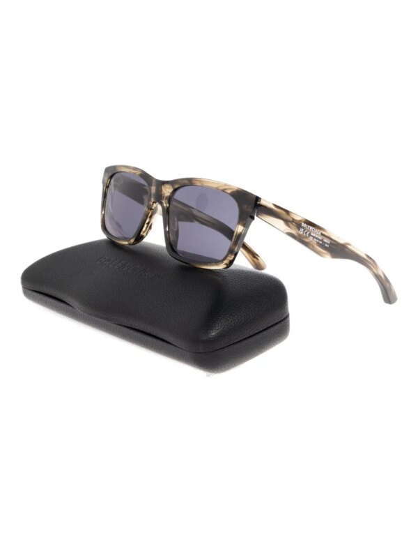 Balenciaga Eyewear Zonnebril met rechthoekig montuur - Grijs