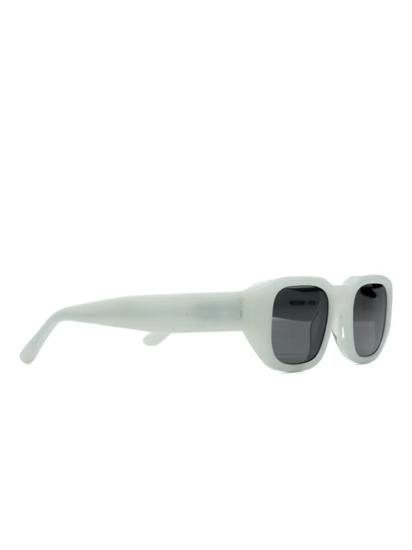 Thierry Lasry VICTIMY 079 zonnebril met rechthoekig montuur - Wit