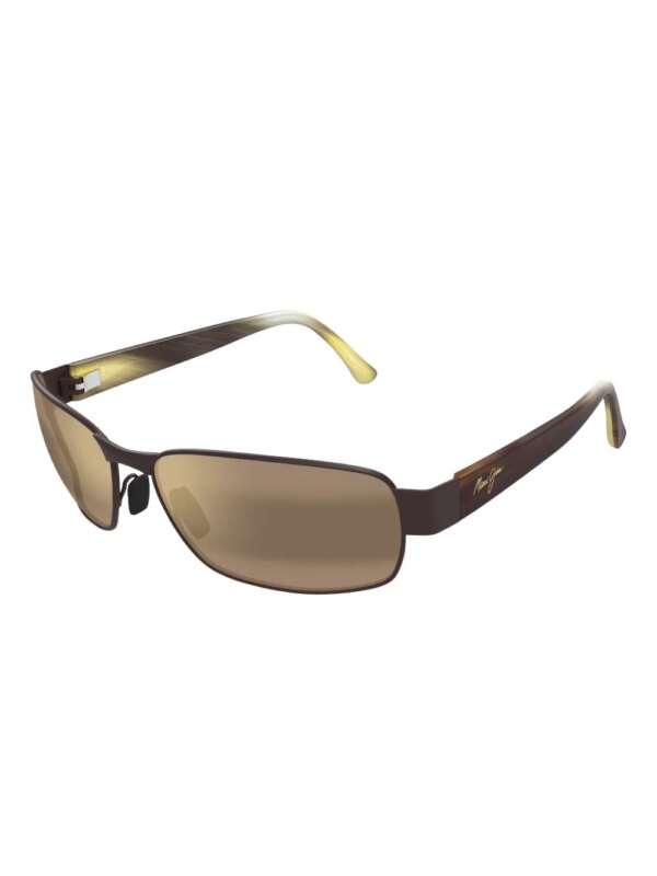 Maui Jim Zonnebril met rechthoekig montuur - Bruin