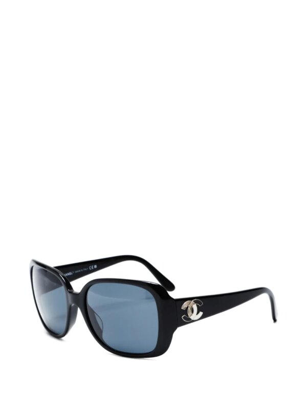 CHANEL Pre-Owned 2000-2020 CC Mark zonnebril - Zwart