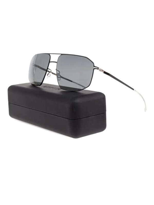 Mykita Zonnebril met piloten montuur - Zwart