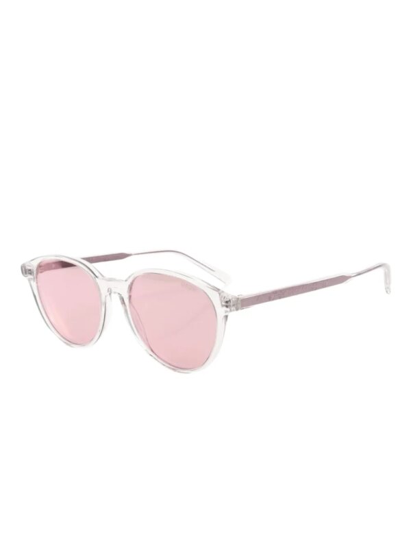 Christian Dior Pre-Owned 2020s zonnebril met rond montuur - Wit