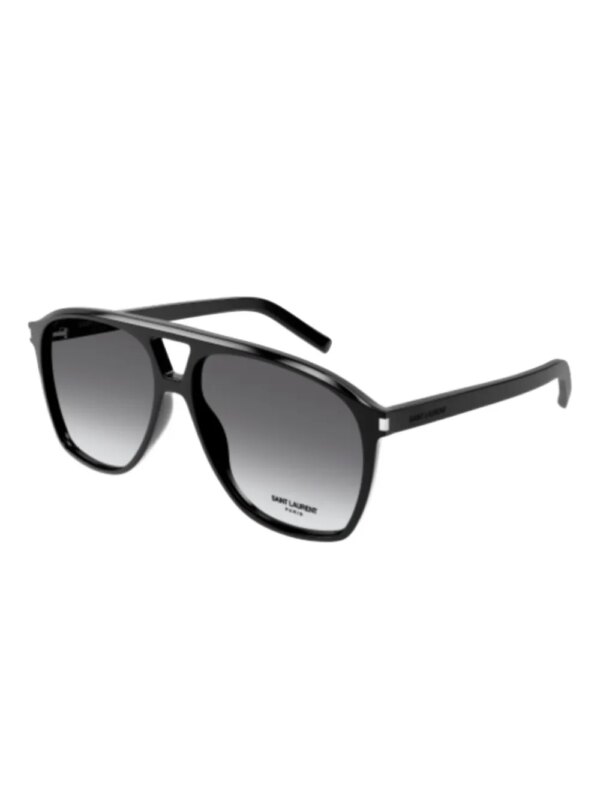 Saint Laurent Eyewear Zonnebril met vierkant montuur - Zwart