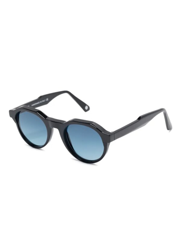 OPHY EYEWEAR Shard zonnebril met rond montuur - Zwart