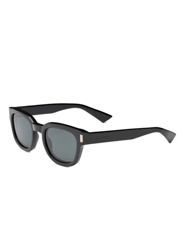 Saint Laurent Eyewear Zonnebril met vierkant montuur - Zwart