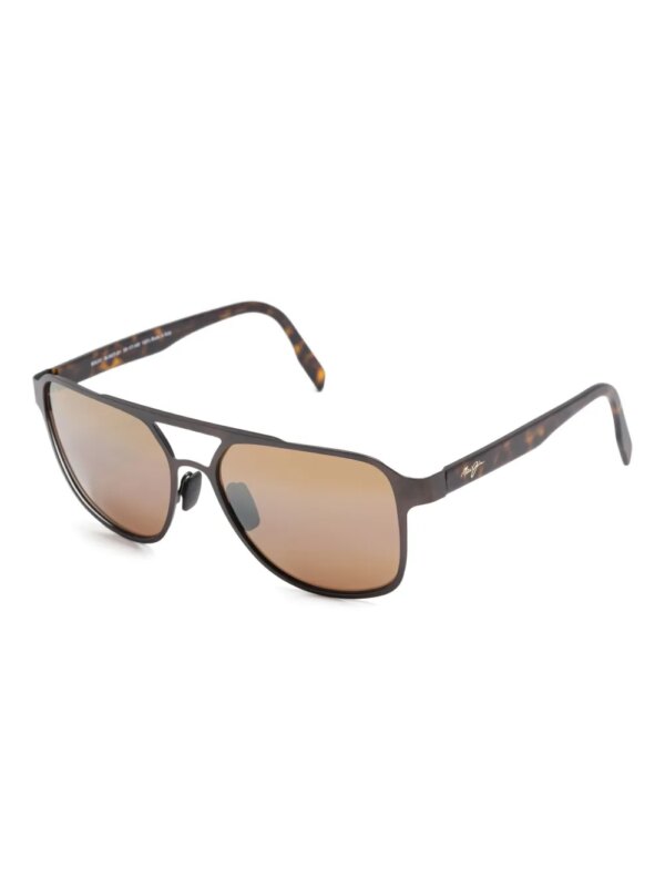 Maui Jim Zonnebril met dubbele neusbrug - Zwart