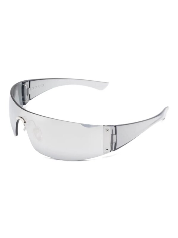 Gucci Eyewear Zonnebril met logodetail - Grijs