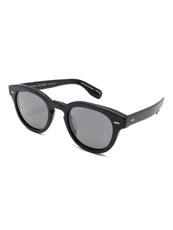 Oliver Peoples Zonnebril met vierkant montuur - Zwart