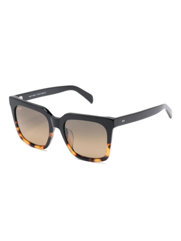 Maui Jim Rooftops zonnebril met vierkant montuur - Zwart