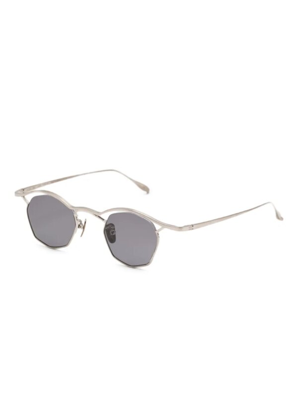 Factory900 x Titanos zonnebril met asymmetrisch montuur - Zilver