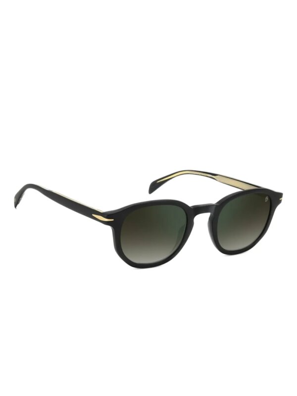 DAVID BECKHAM EYEWEAR Zonnebril met rond montuur - Zwart
