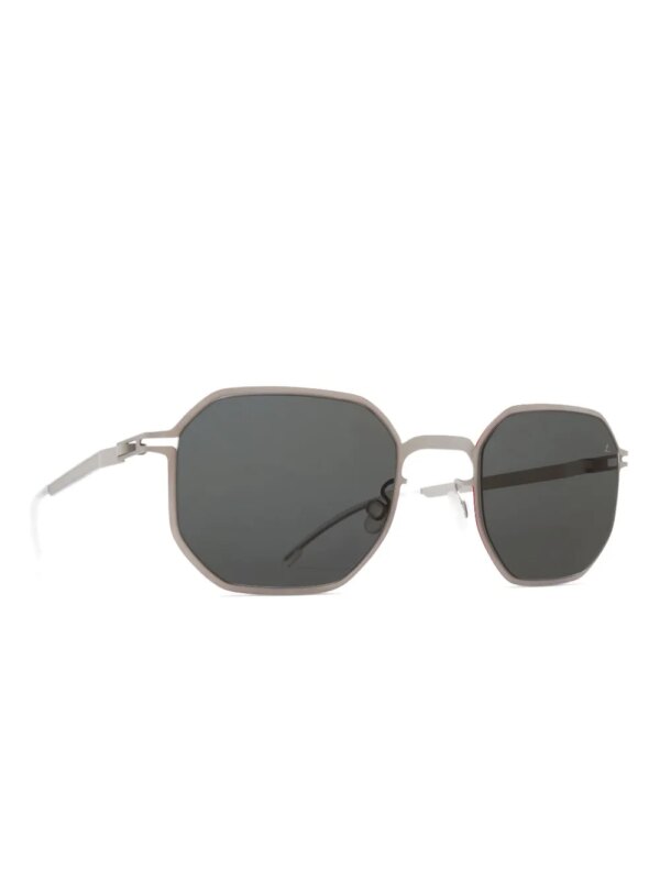 Mykita Zonnebril met geometrisch montuur - Zilver