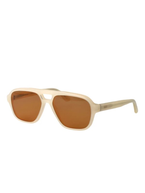 Retrosuperfuture Maneval zonnebril met piloten montuur - Beige