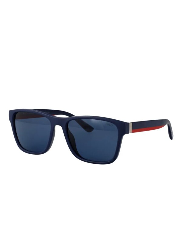 Polo Ralph Lauren Zonnebril met vierkant montuur - Blauw