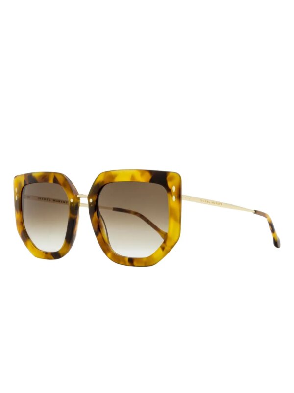 Isabel Marant Eyewear Zonnebril met schildpadschild-design - Bruin