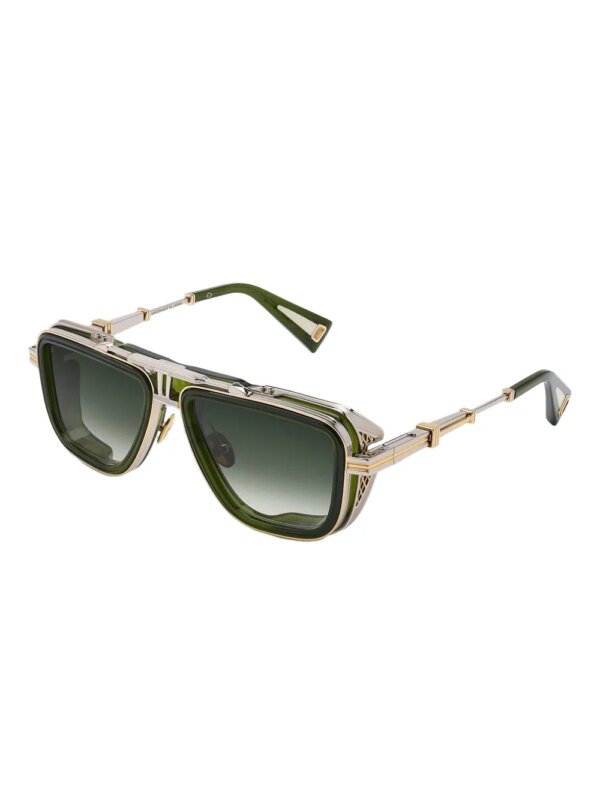 T Henri Eyewear GTO zonnebril met geometrisch montuur - Groen