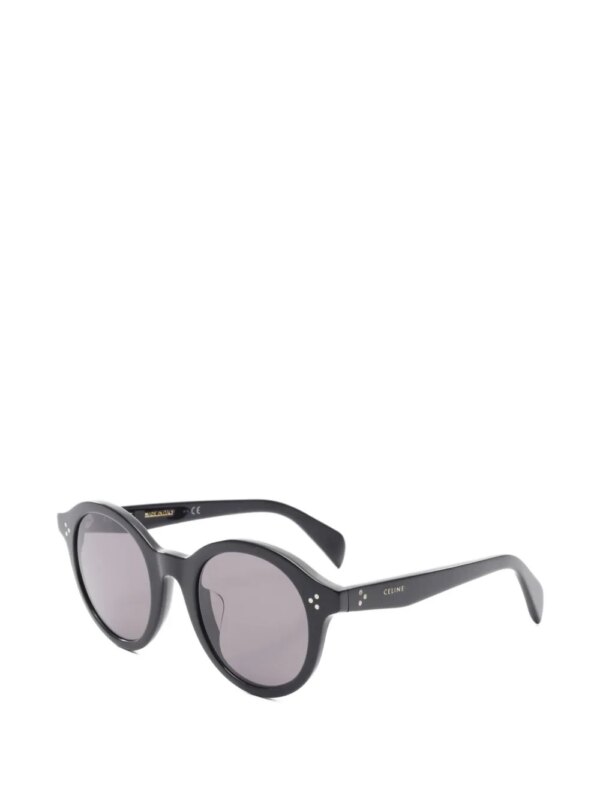 Celine Pre-Owned 2010s Boston zonnebril met rond montuur - Zwart