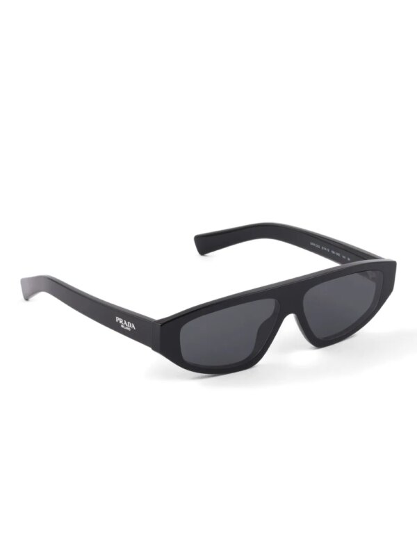 Prada Eyewear Zonnebril met geometrisch montuur - Zwart
